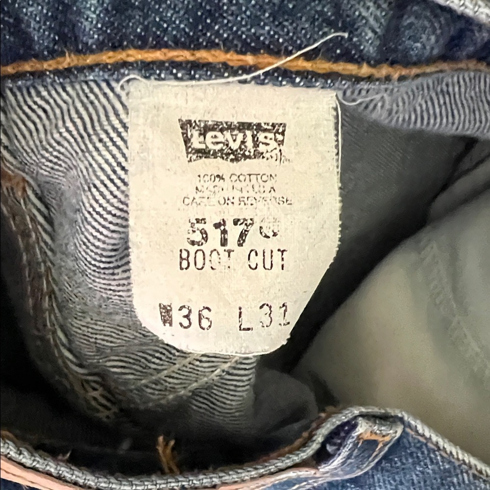Levi's vintage 517 Blue Jeans men’s 36X31 - Picture 7 of 8